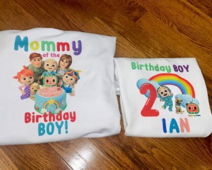 Personalized birthday party apparel